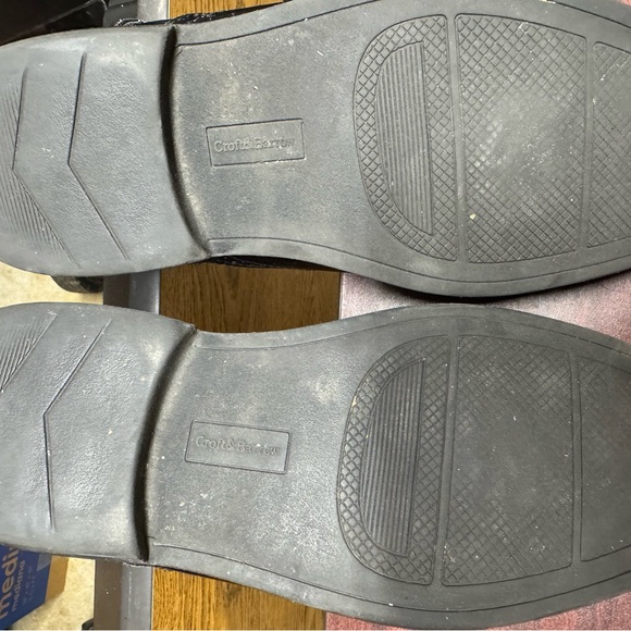 Croft & Borrow Classic Black Wingtip Oxford Dress Shoes sz 13 - Picture 3 of 4